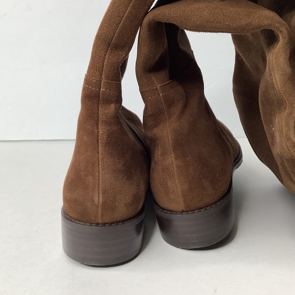 Stuart Weitzman Hilo suede over knee walnut boots 6 $798 - Picture 13 of 14